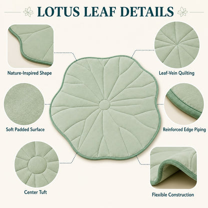 Lotus leaf pet mat product details and quilting