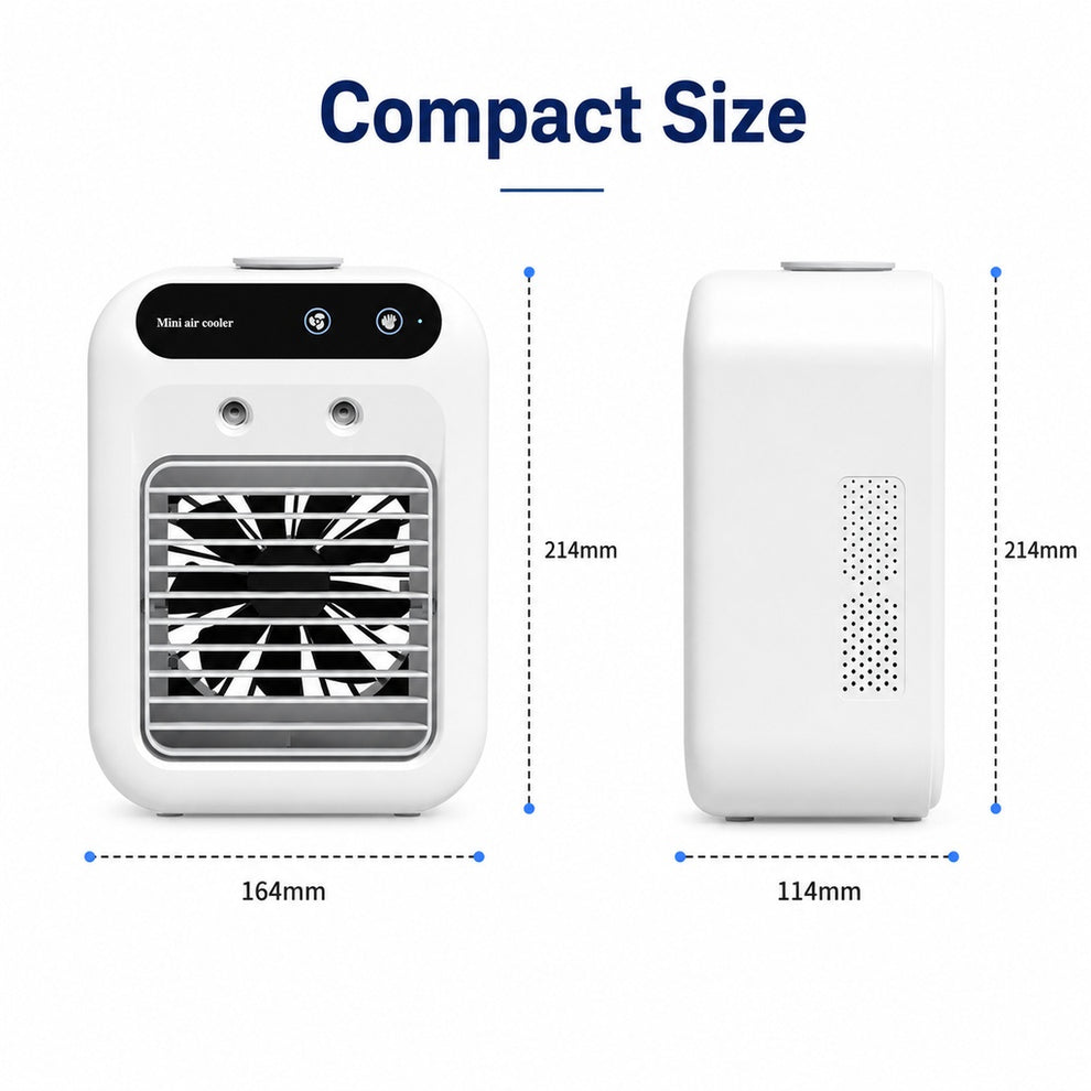 Paws in Awe Ultra-Quiet Mini Air Cooler for Home & Office – Keeps Pets & Kids Comfortable While Beating the Heat image 11