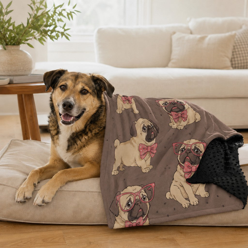 Paws in Awe Layered Minky Pet Comfort Blanket for Dog Beds, Quiet Corners & Noisy Moments image 13