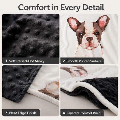 Paws in Awe Layered Minky Pet Comfort Blanket for Dog Beds, Quiet Corners & Noisy Moments image 7