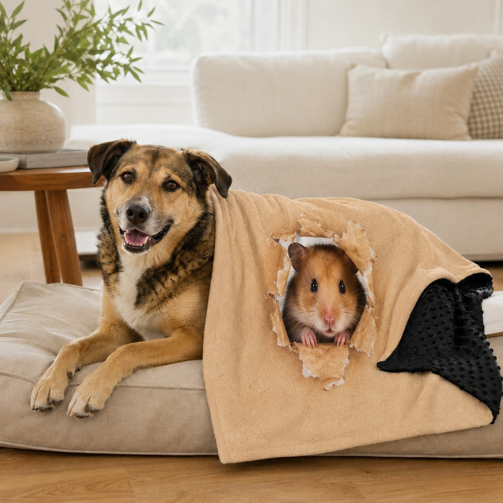 Paws in Awe Layered Minky Pet Comfort Blanket for Dog Beds, Quiet Corners & Noisy Moments image 12