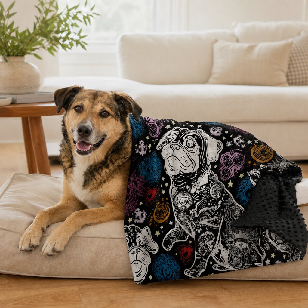 Paws in Awe Layered Minky Pet Comfort Blanket for Dog Beds, Quiet Corners & Noisy Moments image 15