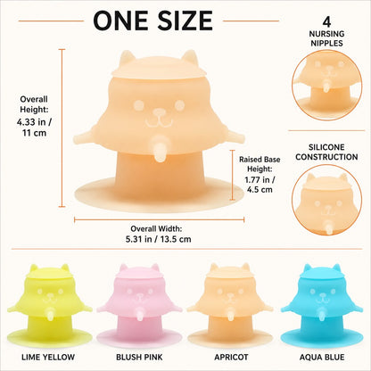 One size pet nursing feeder size guide