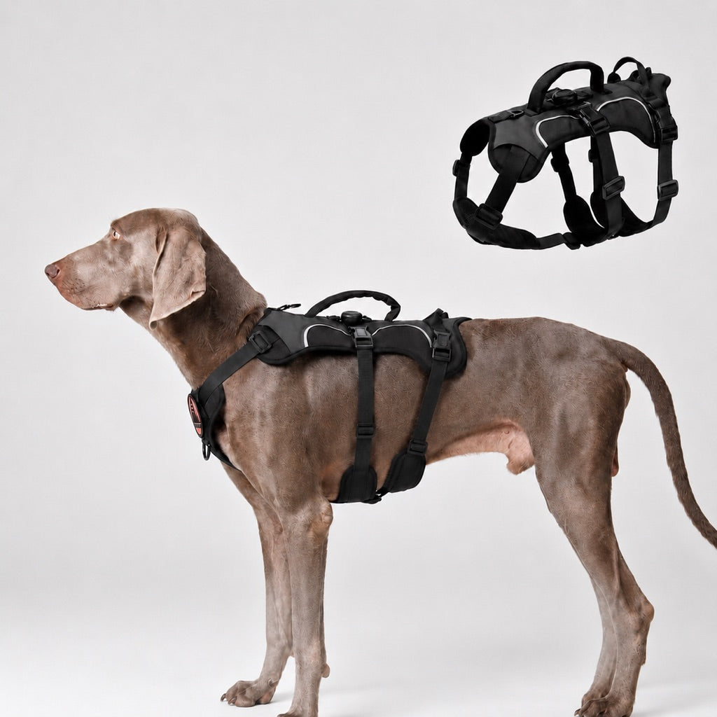 Paws in Awe AirTag-Compatible Escape-Resistant Dog Harness for Outdoor Walks - Secure Control for Dogs That Pull image 1