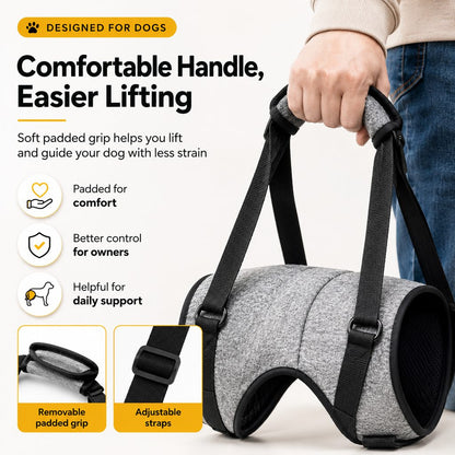Paws in Awe Dog Rear Support Harness for Stairs, Walks & Car Rides - Mobility Lift Sling for Senior Dogs with Weak Hind Legs image 6