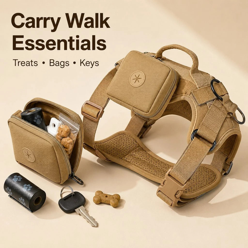 Paws in Awe 5-Piece Tactical Dog Harness Set for Hiking & Training product image 4