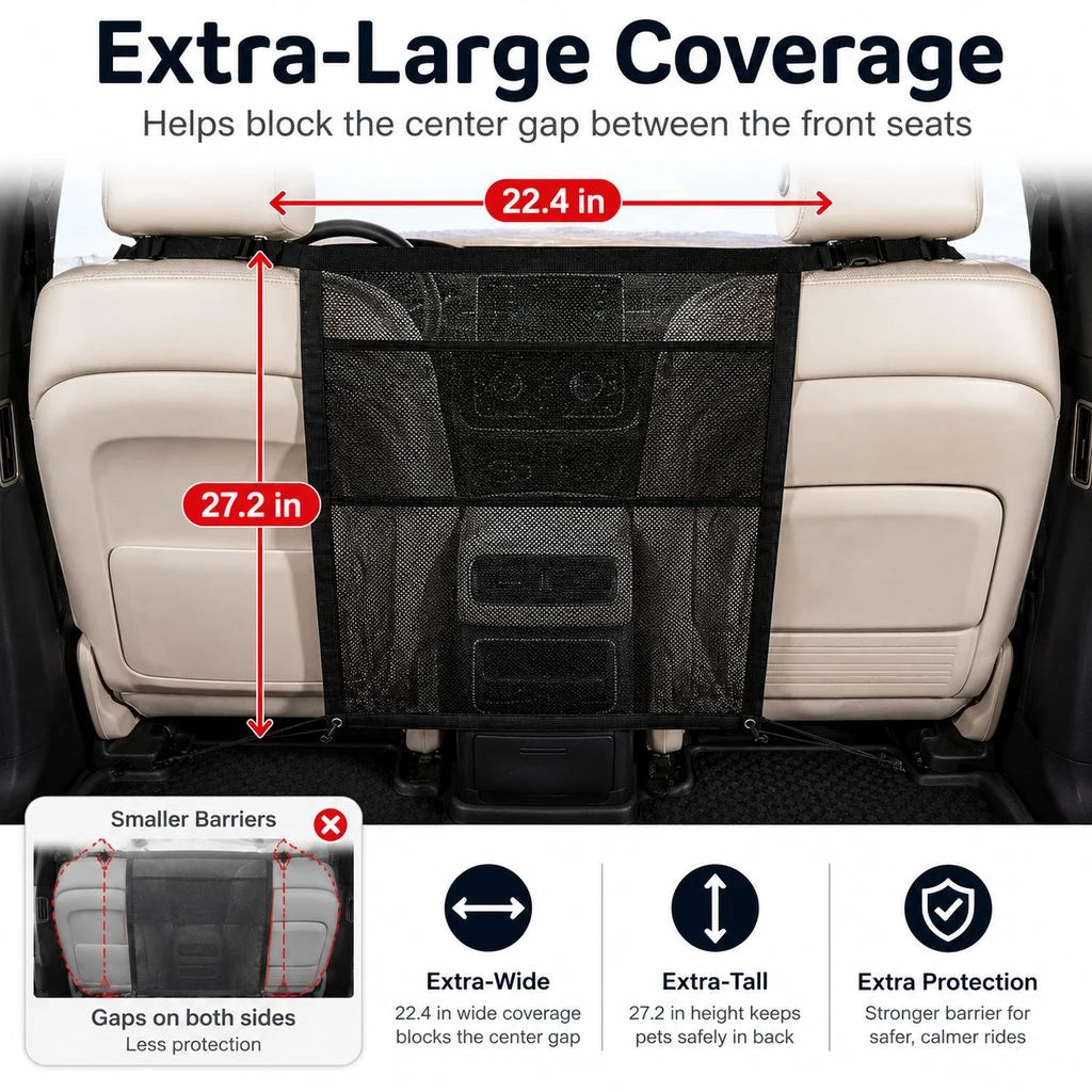 Paws in Awe Dog Car Barrier Mesh for Road Trips product image 6