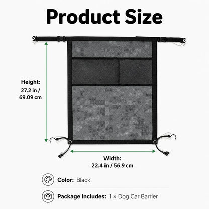 Paws in Awe Dog Car Barrier Mesh for Road Trips product image 11