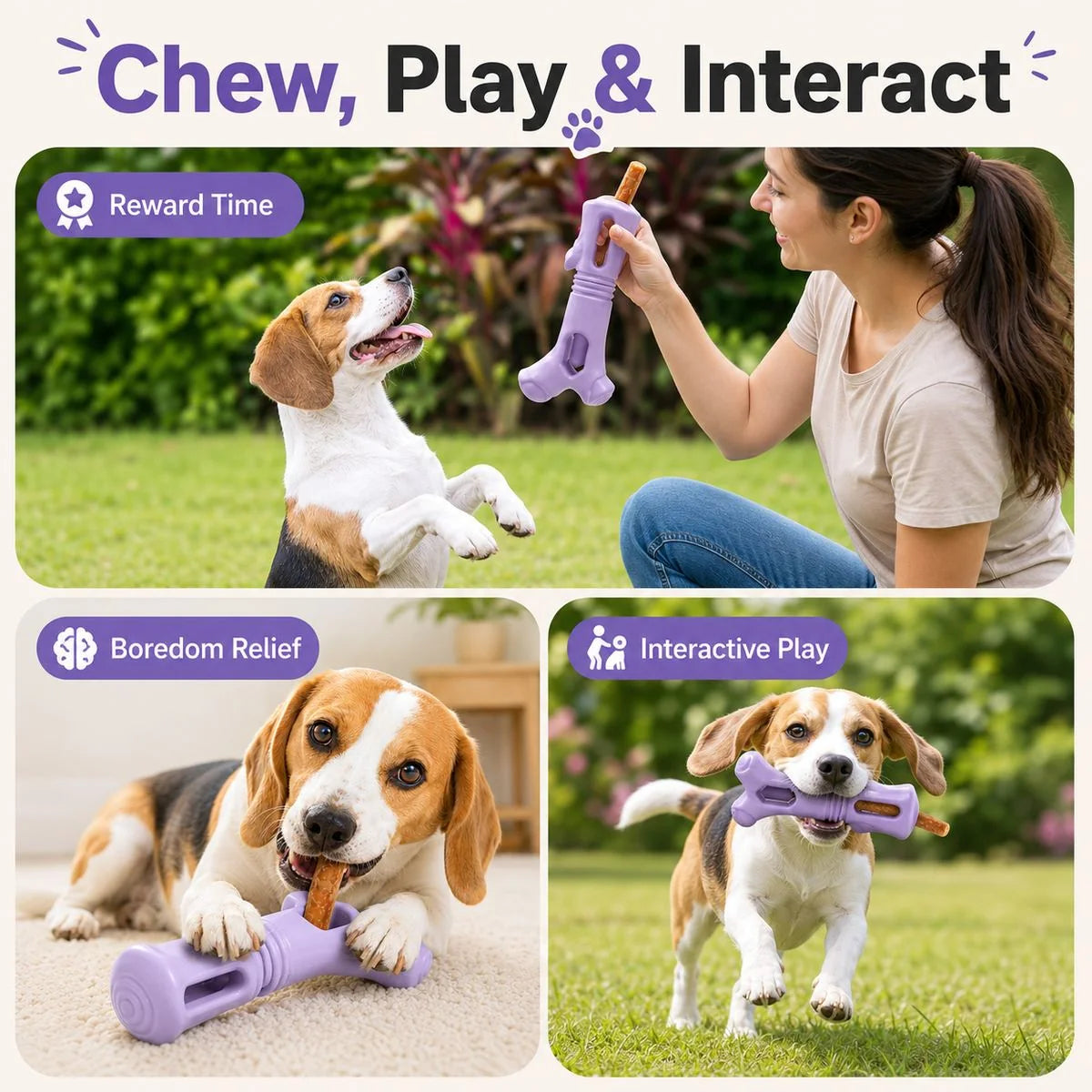 Paws in Awe Dog Chew Stick Holder for Safer Treat Time at Home image 6