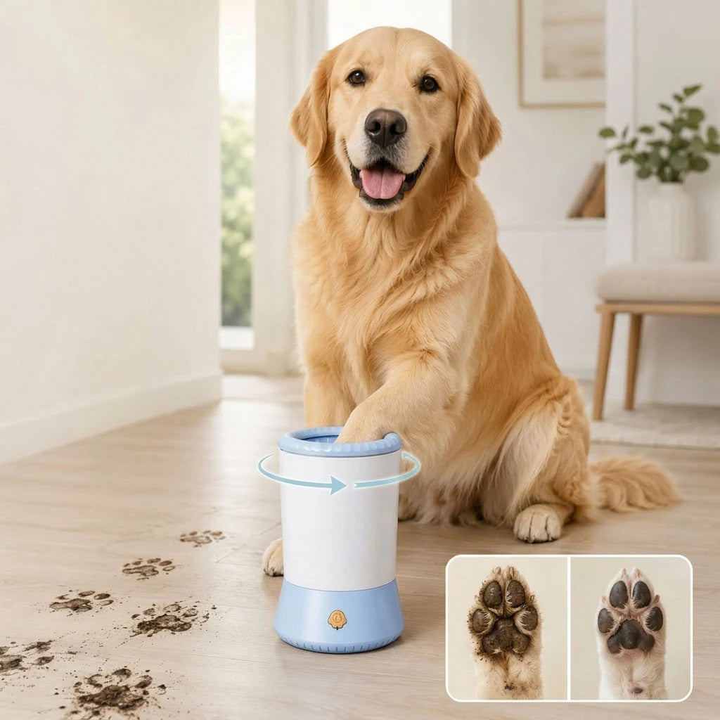 Paws in Awe Electric Paw Cleaner Pro – USB Rechargeable Dog & Cat Paw Washer main product image