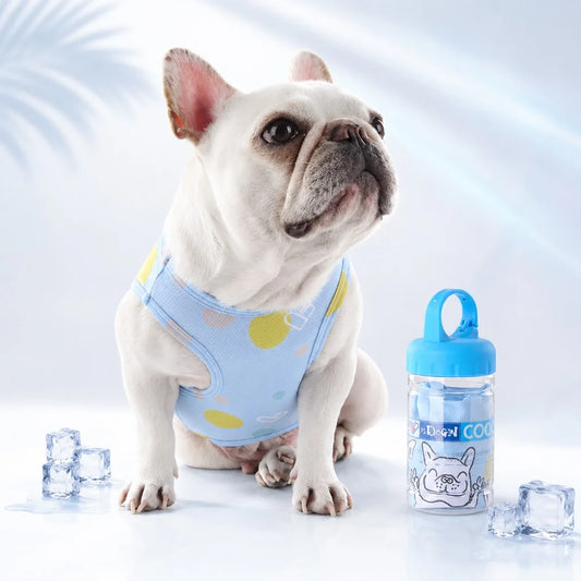 Paws in Awe French Bulldog Cooling Vest for Summer Walks main image