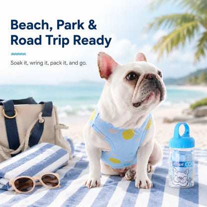 Paws in Awe French Bulldog Cooling Vest for Summer Walks image 3