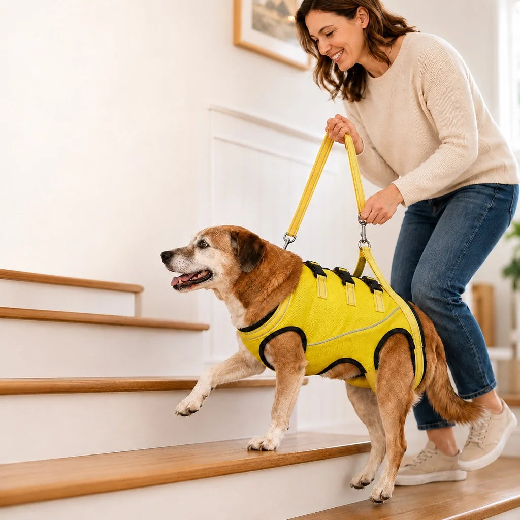 Paws in Awe Full-Body Dog Mobility Support Harness for Stairs & Car Rides image 11