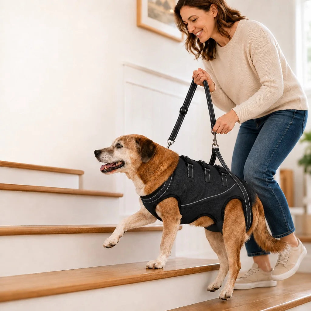 Paws in Awe Full-Body Dog Mobility Support Harness for Stairs & Car Rides image 12