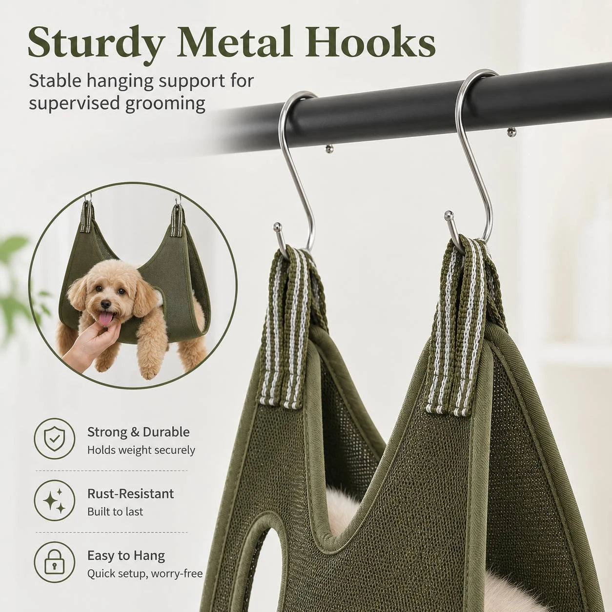 Paws in Awe Grooming Sling Bag for Cats & Small Dogs product detail image 5