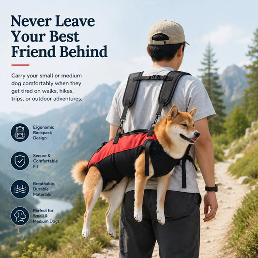 Paws in Awe Hands-Free Dog Carrier Harness Backpack for Walks, Hiking & Travel product image 2