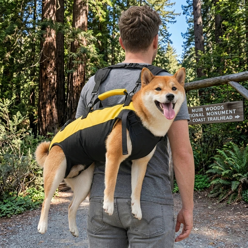 Paws in Awe Hands-Free Dog Carrier Harness Backpack for Walks, Hiking & Travel product image 12