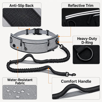 Paws in Awe Hands-Free Dog Running Leash Waist Belt product image 5