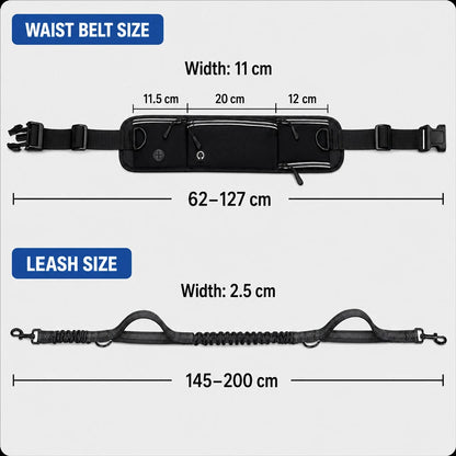 Paws in Awe Hands-Free Dog Running Leash Waist Belt product image 8