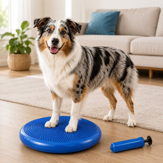 Paws in Awe inflatable dog balance disc with hand pump main image