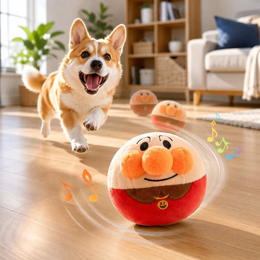 Paws in Awe Interactive Electric Bouncing Plush Dog Toy for Indoor Chase Play & Bored Dogs main image