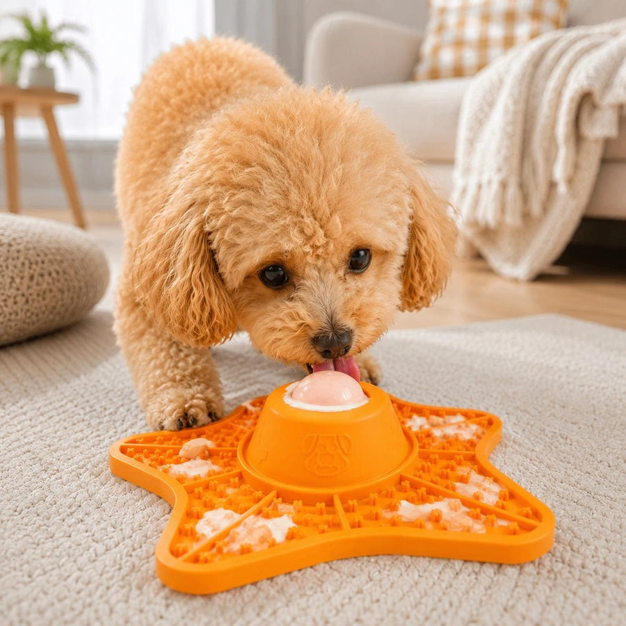Paws in Awe Interactive Rolling Ball Slow Feeder Lick Mat for Dogs & Cats main product image
