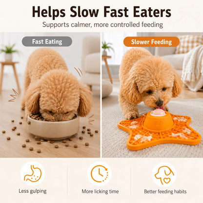 Paws in Awe Interactive Rolling Ball Slow Feeder Lick Mat for Dogs & Cats product detail image 3