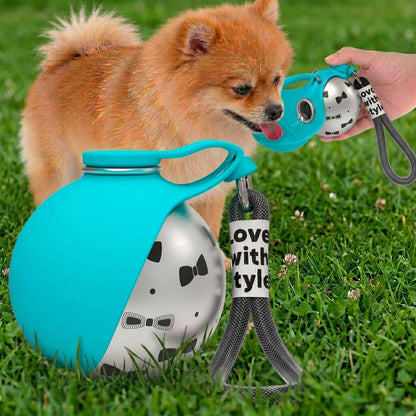 Paws in Awe Portable Dog Water Bottle with Leash Clip for Walks & Hiking product image 8
