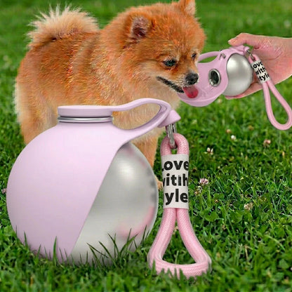 Paws in Awe Portable Dog Water Bottle with Leash Clip for Walks & Hiking product image 7