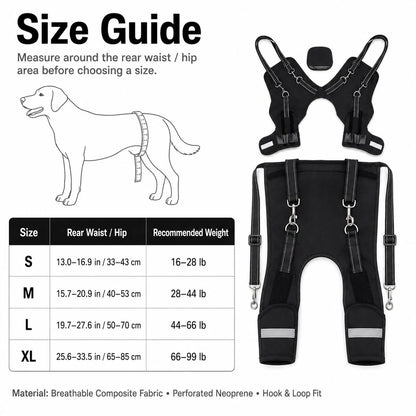 Paws in Awe Rear Support Dog Lift Harness for Senior & Injured Dogs image 8