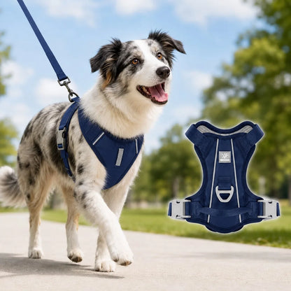 Paws in Awe Reflective Dog Harness for Night Walks, Daily Park Walks & No-Neck-Pull Comfort main image