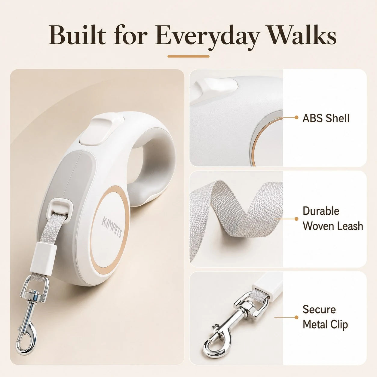 Paws in Awe Retractable Dog Leash for Daily Walks & Park Outings product detail image 6