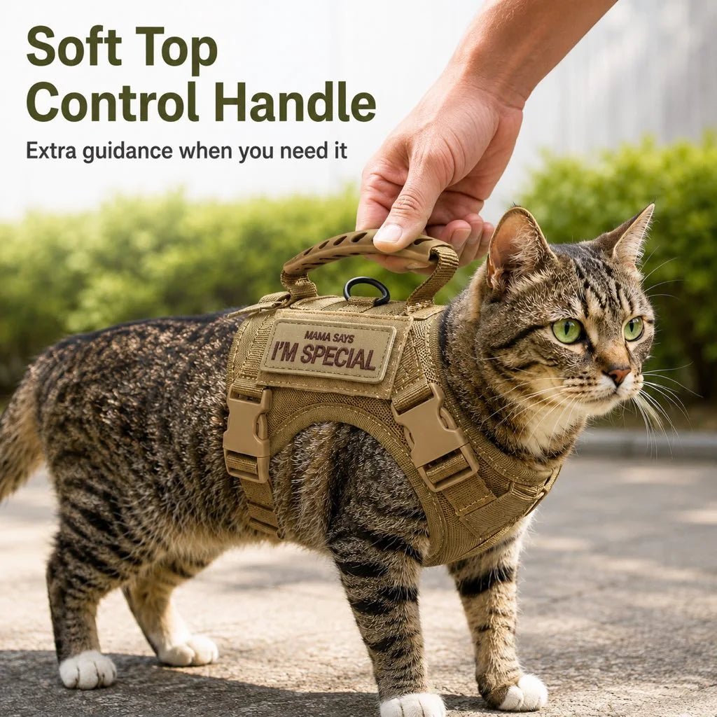 Paws in Awe Tactical Cat Harness & Leash Set image 4