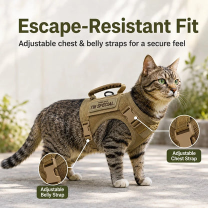 Paws in Awe Tactical Cat Harness & Leash Set image 7