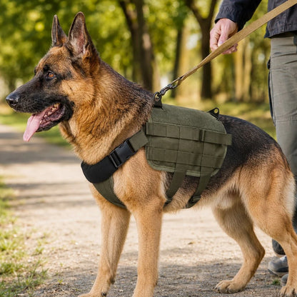 Paws in Awe Tactical Dog Backpack Harness for Hiking & Daily Walks product image 14