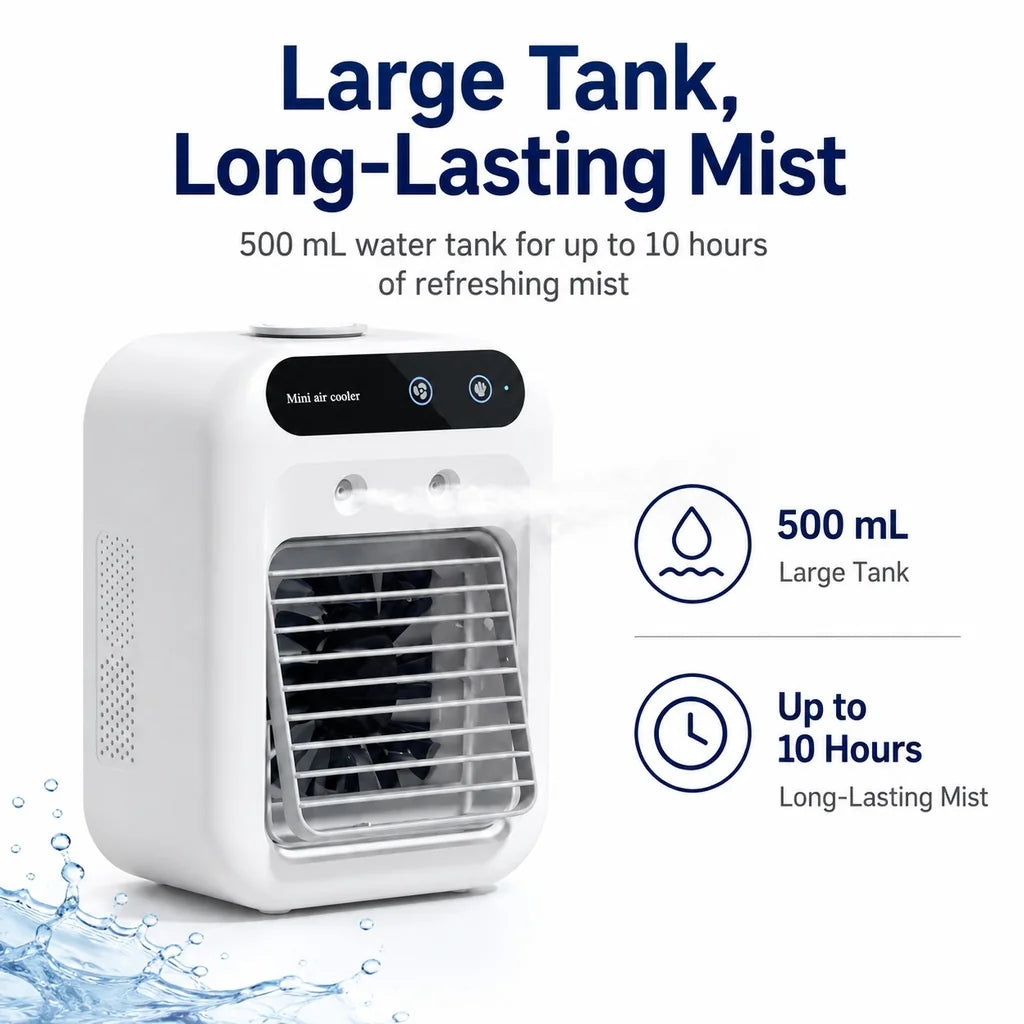 Paws in Awe Ultra-Quiet Mini Air Cooler for Pet Corners & Small Spaces image 5