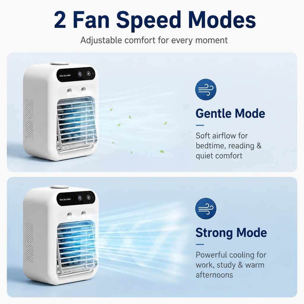 Paws in Awe Ultra-Quiet Mini Air Cooler for Pet Corners & Small Spaces image 6