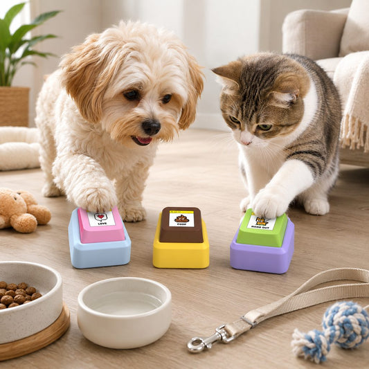 PawTalk recordable pet communication button for dogs and cats