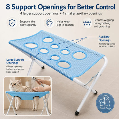 Paws in Awe Foldable Pet Bathing & Grooming Stand for Cats and Small Dogs - Easier Baths, Less Wiggling image 5