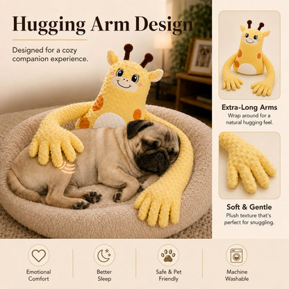 Beige bear pet comfort plush companion