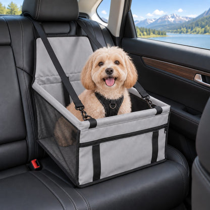 Paws in Awe Pet Car Booster Seat for Small Dogs and Cats - Stable Travel Seat to Reduce Roaming in Front and Rear Seats image 15