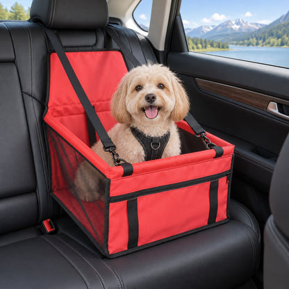 Paws in Awe Pet Car Booster Seat for Small Dogs and Cats - Stable Travel Seat to Reduce Roaming in Front and Rear Seats image 22