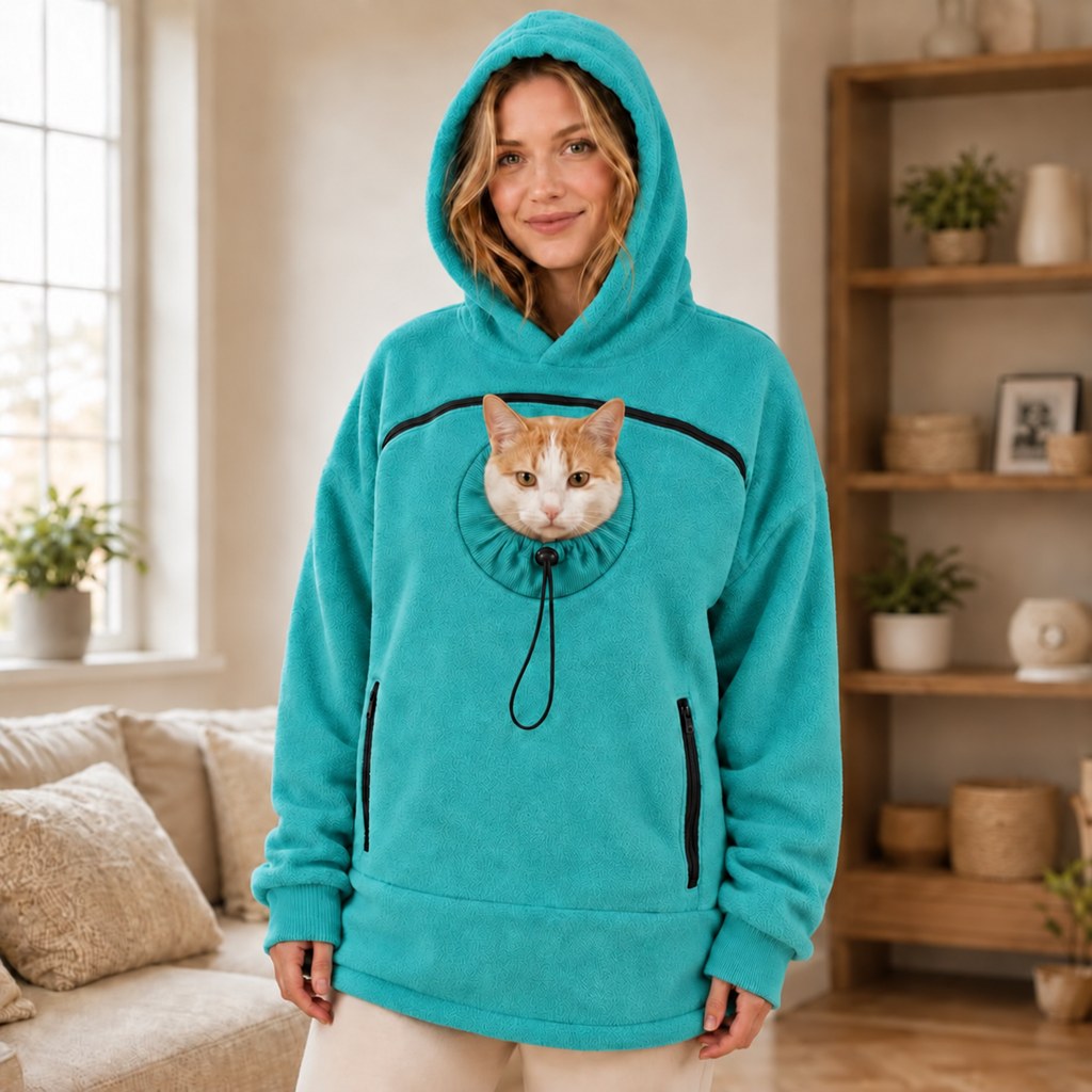 Hands-free pet carrier hoodie new color view 4