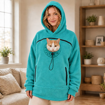 Hands-free pet carrier hoodie new color view 4