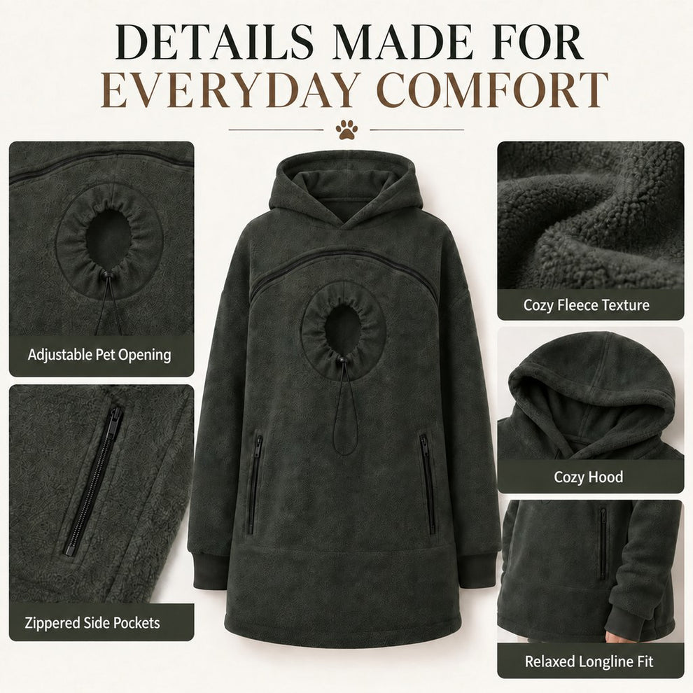 Hands-free pet carrier hoodie new color view 13