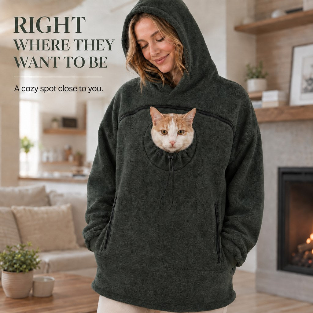 Hands-free pet carrier hoodie new color view 14