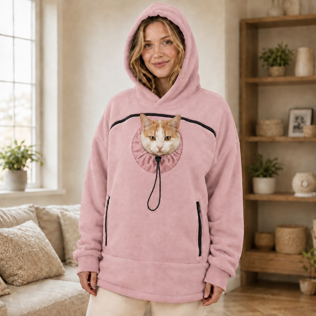 Hands-free pet carrier hoodie new color view 16