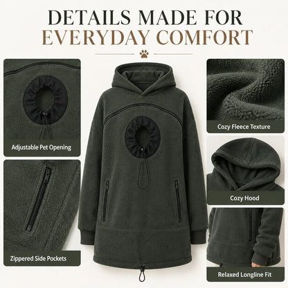 Pet carrier hoodie details made for everyday comfort