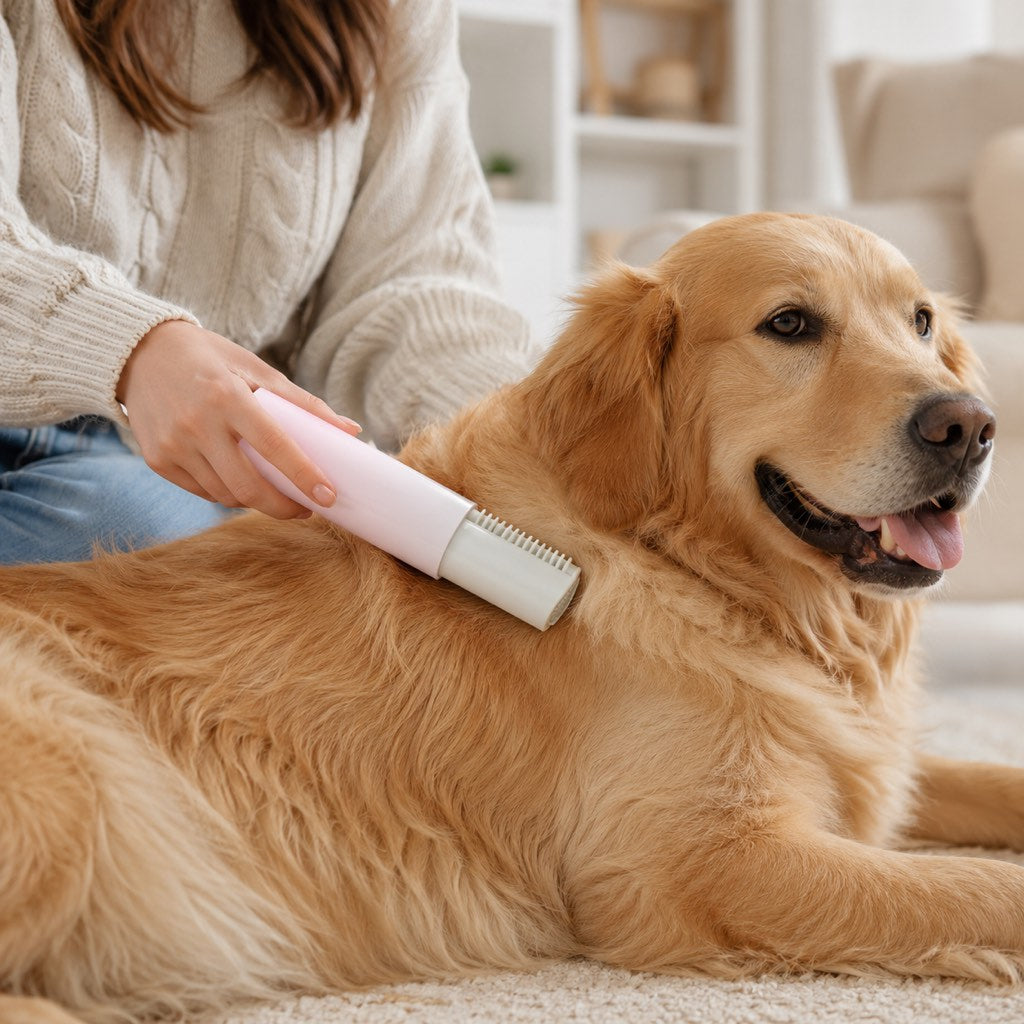 Paws in Awe Self-Cleaning Pet Grooming Comb for Dogs & Cats - Shedding & Hair Removal Brush image 10