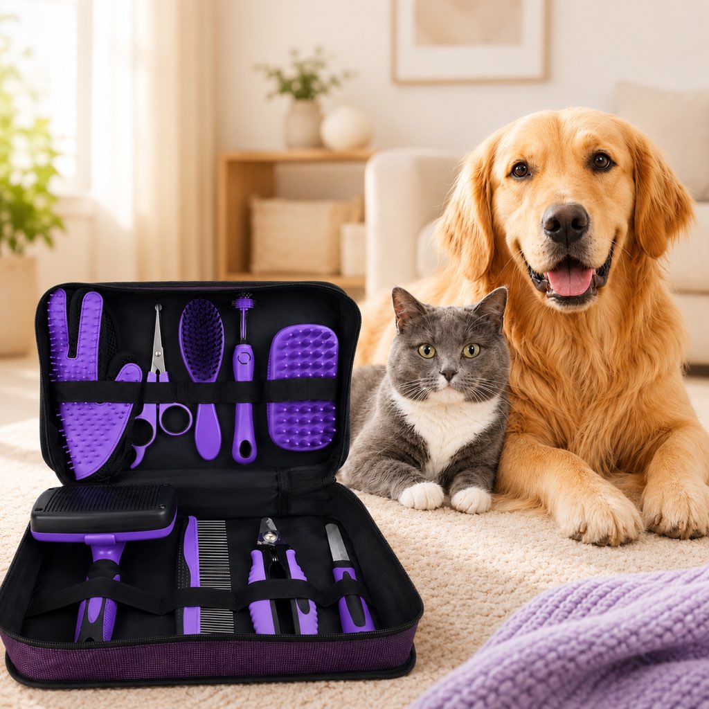 pet grooming kit for dogs and cats